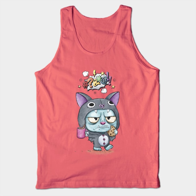 The Grumpy One Tank Top by Joanna Zourmpaki